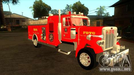 Peterbilt 379 Fire Truck para GTA San Andreas