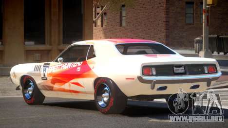 1969 Plymouth Cuda GT PJ2 para GTA 4