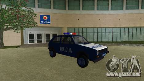 VW Golf Mk1 Yugoslav Yugoslav Milicija (police) para GTA Vice City