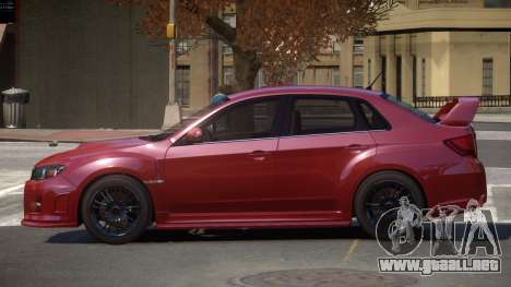 Subaru Impreza WRX SR para GTA 4