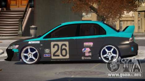 Mitsubishi Lancer G-Style PJ4 para GTA 4