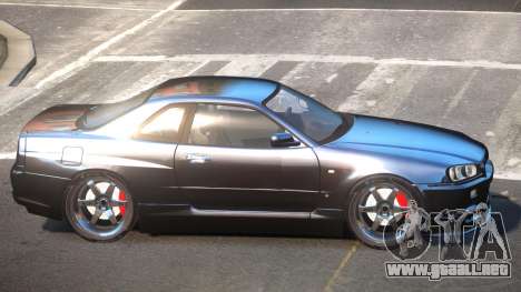 Nissan Skyline R34 SB para GTA 4