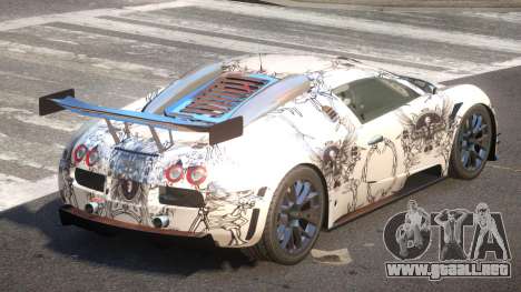Bugatti Veyron SR 16.4 PJ5 para GTA 4