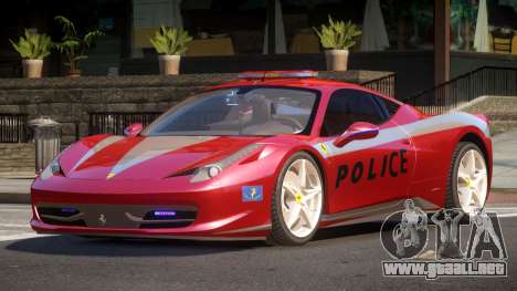 Ferrari 458 TR Police para GTA 4