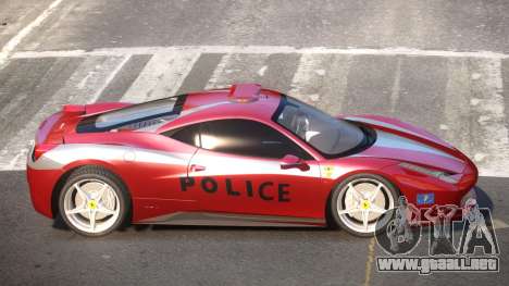 Ferrari 458 TR Police para GTA 4