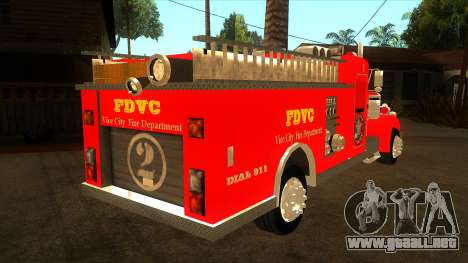 Peterbilt 379 Fire Truck para GTA San Andreas