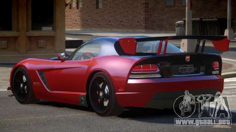 Dodge Viper SRT RG para GTA 4