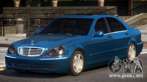 1993 Mercedes Benz S600 para GTA 4