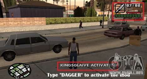 Kingsglaive CJ para GTA San Andreas