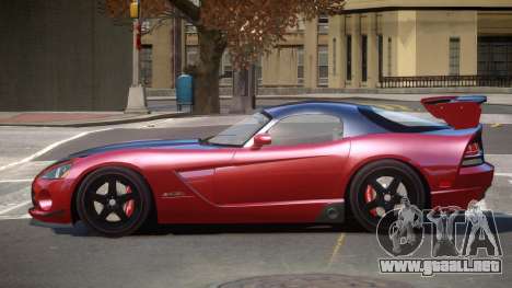 Dodge Viper SRT RG para GTA 4