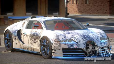 Bugatti Veyron SR 16.4 PJ5 para GTA 4