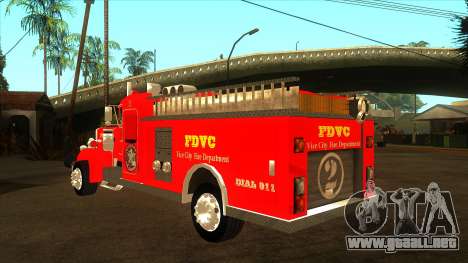 Peterbilt 379 Fire Truck para GTA San Andreas