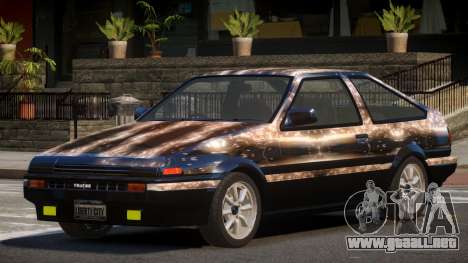 Toyota Corolla AE85 GT PJ2 para GTA 4