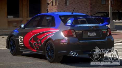 Subaru Impreza WRX SR PJ4 para GTA 4