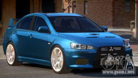 Mitsubishi Lancer X V2.1 para GTA 4