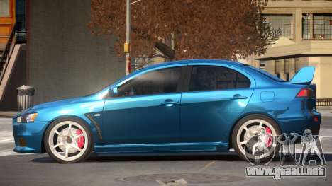 Mitsubishi Lancer X V2.1 para GTA 4