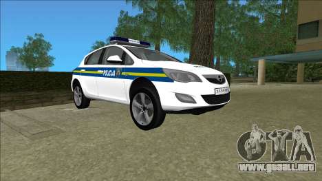 Policía Croata Opel Astra para GTA Vice City