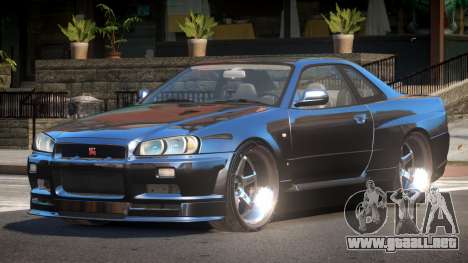 Nissan Skyline R34 SB para GTA 4