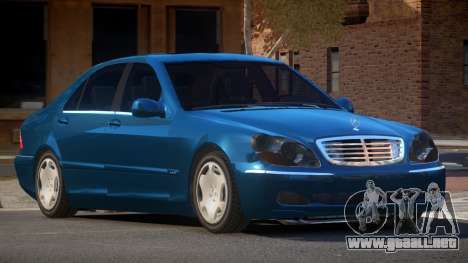 1993 Mercedes Benz S600 para GTA 4