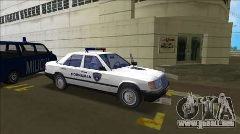 Norte De La Policía De Macedonia Mercedes para GTA Vice City