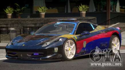 Ferrari 458 SR Police para GTA 4