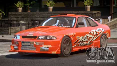 Nissan Skyline R33 RTI PJ2 para GTA 4