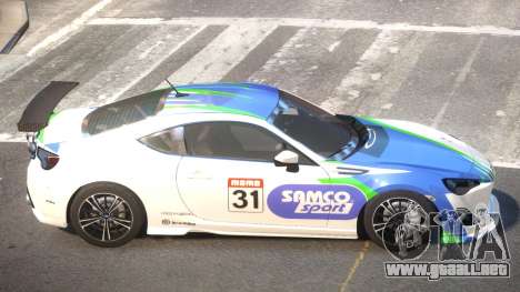 Subaru BRZ GT Sport PJ2 para GTA 4