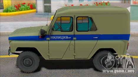 Uaz-469 Policía de Leningrado para GTA San Andreas