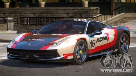 Ferrari 458 Italia GT PJ1 para GTA 4