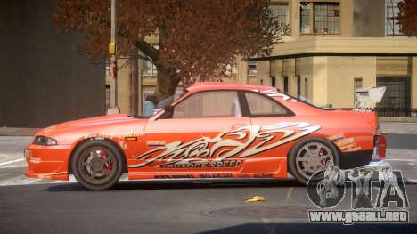 Nissan Skyline R33 RTI PJ2 para GTA 4