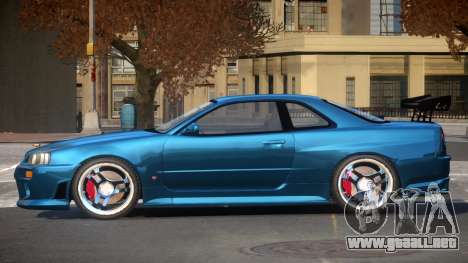 Nissan Skyline R34 PSI para GTA 4