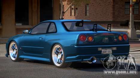 Nissan Skyline R34 PSI para GTA 4