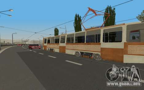 Tranvía de KTM-5M3 de los juegos de la Ciudad de para GTA San Andreas