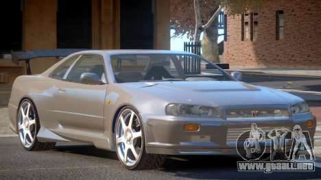 Nissan Skyline R34 BS para GTA 4