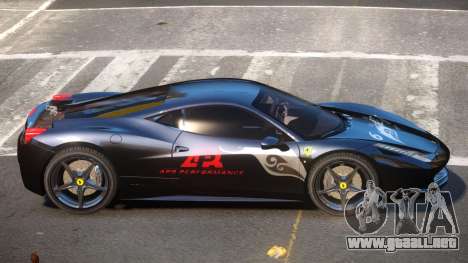 Ferrari 458 Italia GT PJ4 para GTA 4