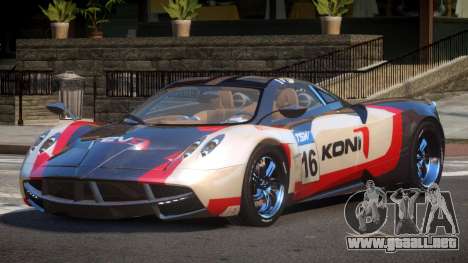 Pagani Huayra PSI PJ1 para GTA 4