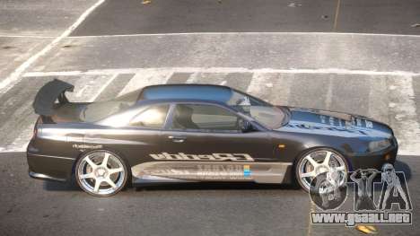 Nissan Skyline R34 BS PJ5 para GTA 4