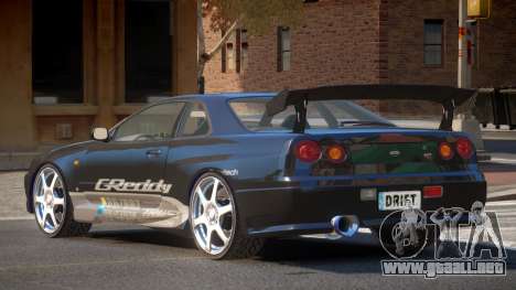 Nissan Skyline R34 BS PJ5 para GTA 4