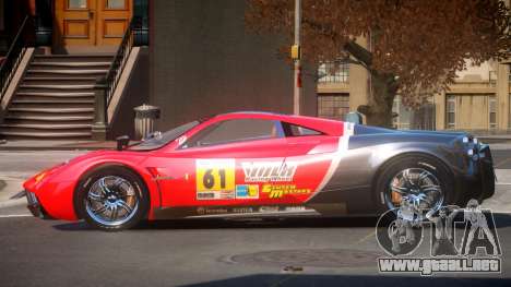 Pagani Huayra PSI PJ4 para GTA 4