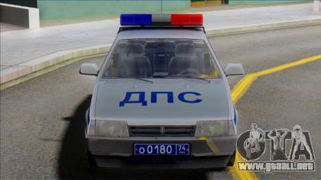 Vaz 21099 DPS Police para GTA San Andreas