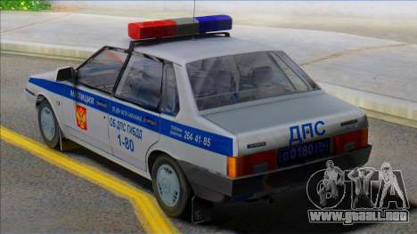 Vaz 21099 DPS Police para GTA San Andreas