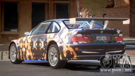 BMW M3 E46 GTR PJ2 para GTA 4
