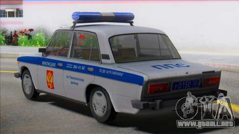 Vaz 2106 Policía PPP para GTA San Andreas