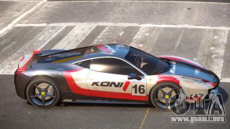 Ferrari 458 Italia GT PJ1 para GTA 4