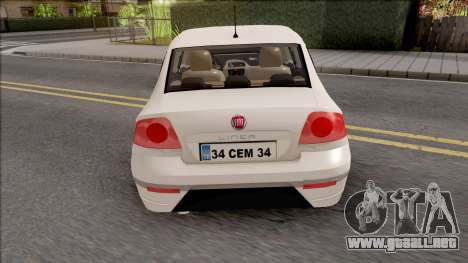 Fiat Linea 2015 para GTA San Andreas