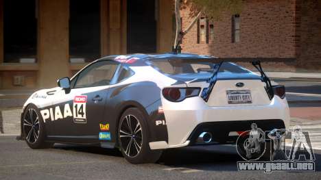 Subaru BRZ GT Sport PJ4 para GTA 4