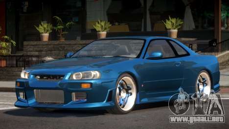 Nissan Skyline R34 PSI para GTA 4