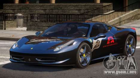 Ferrari 458 Italia GT PJ4 para GTA 4