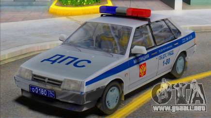 Vaz 21099 DPS Police para GTA San Andreas