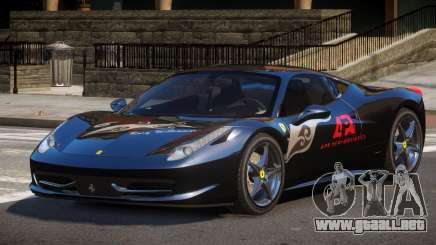 Ferrari 458 Italia GT PJ4 para GTA 4